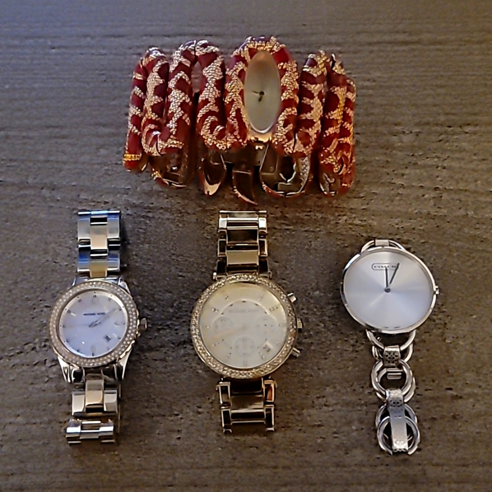 Michael Kors, Coach, Roberto Cavalli watch